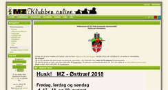 Desktop Screenshot of mzklub.dk