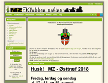 Tablet Screenshot of mzklub.dk